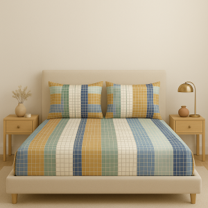 Fitted Sheet Set, 144 Thread Count 100% Cotton