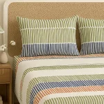 Fitted Sheet Set, 144 Thread Count 100% Cotton - Image 2