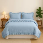 Duvet Cover Set, Premium 160 Thread Count 100% Cotton